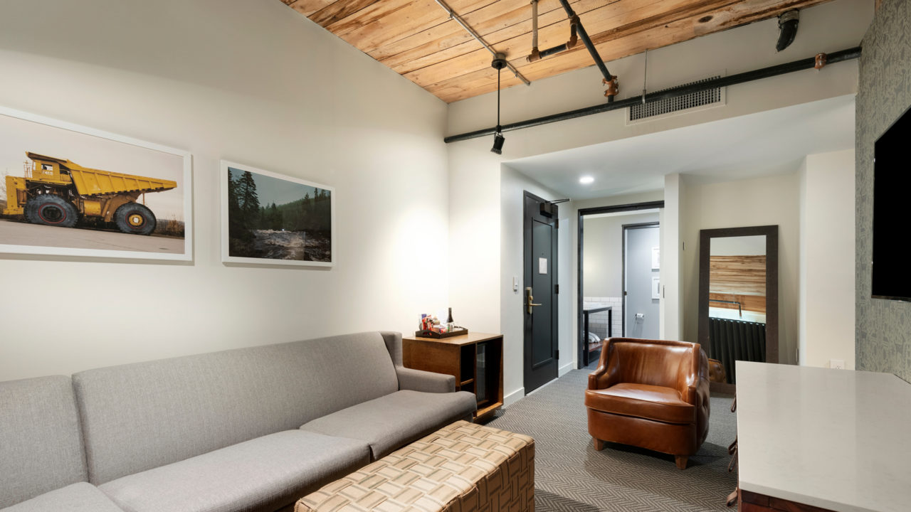 Hewing Atrium Suite Living Room